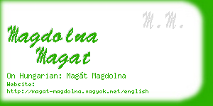 magdolna magat business card